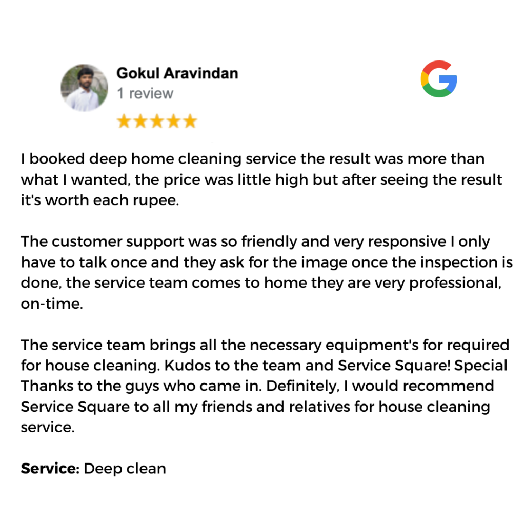 Service square google review 111