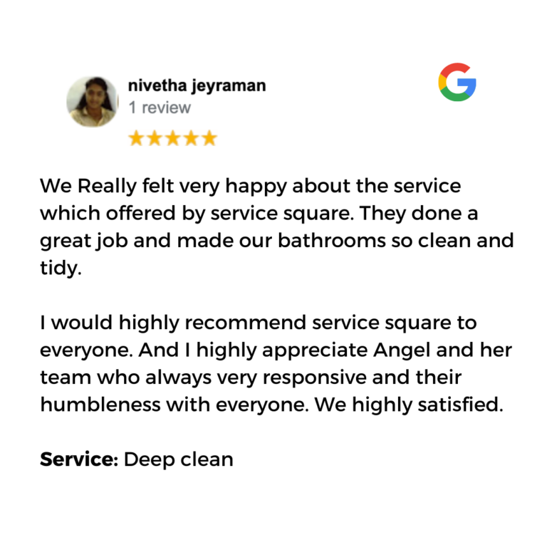 Service square google review 112